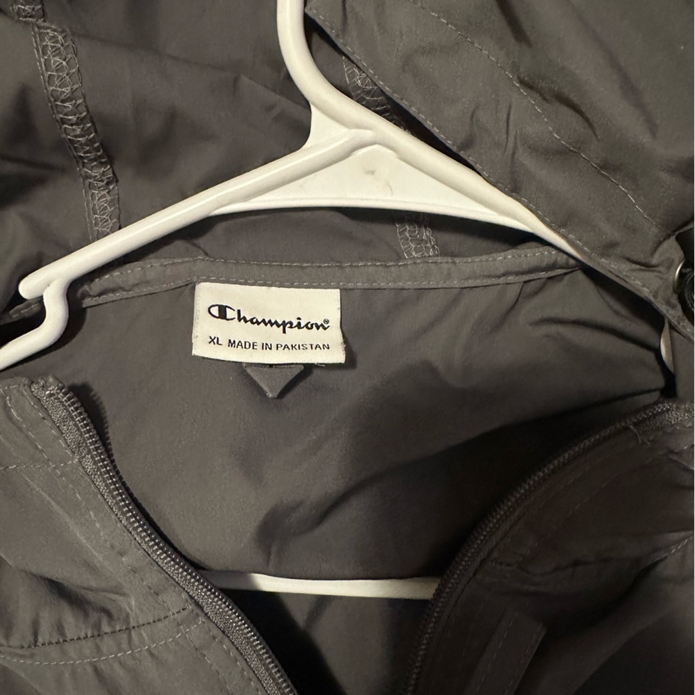 Champion Gray Pullover Jacket - image 4